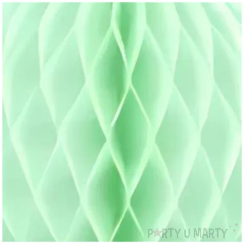 dekoracja honeycomb kula turkusowy partypal 40 cm