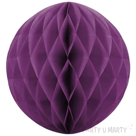 dekoracja honeycomb kula winogronowa ciemna 30 cm