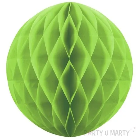 dekoracja honeycomb kula zielone jabluszko 10 cm