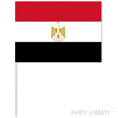 dekoracja kartonowa flaga na patyczku egipt 40 cm
