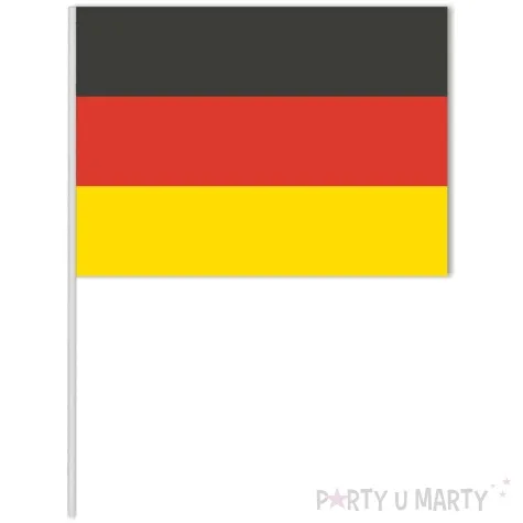 dekoracja kartonowa flaga niemcy zolto czerwono czarna 40 cm