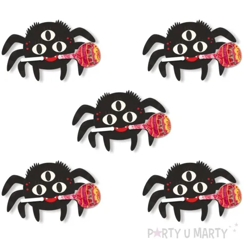 dekoracja kartonowa pajaczek kleofas na lizak 5 szt