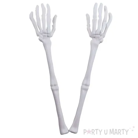 dekoracja kosciste rece arkadiusza bialy tropic 33 cm 2 szt