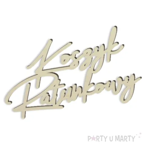 dekoracja koszyk ratunkowy light drewno 13x7 cm