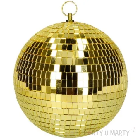 dekoracja kula dyskotekowa disco zlota boland 20 cm
