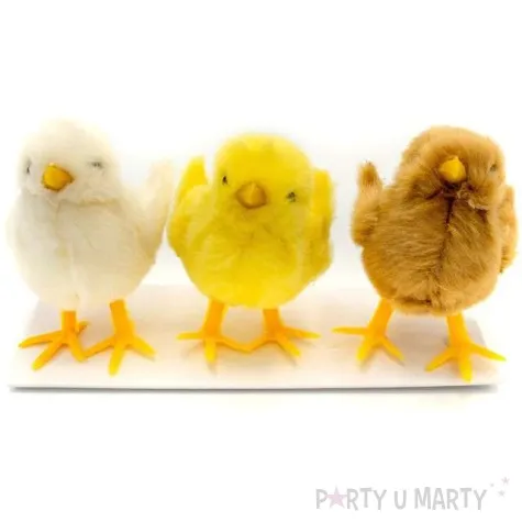 dekoracja kurczaki swiateczne 7 cm aliga 3 szt