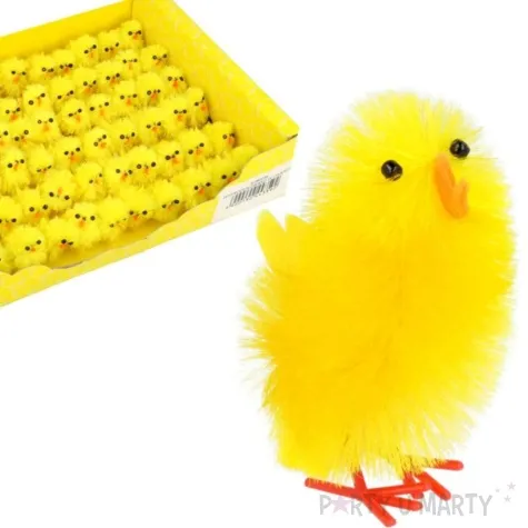 dekoracja kurczaki zolte 3 cm aliga 3 szt