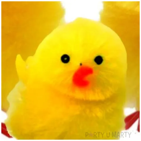 dekoracja kurczaki zolte 5 cm aliga 3 szt