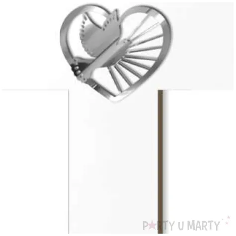 dekoracja laminowana krzyz z golebica srebrny lustrzany 15 x 21 cm