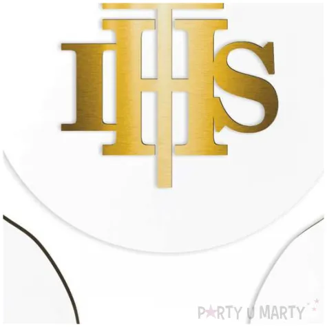 dekoracja laminowona hostia ihs zlota i dlonie 58x38 cm