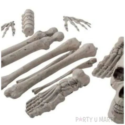dekoracja ludzkie kosci biale carnival toys 12 szt