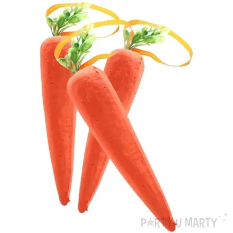 dekoracja marchewki duze oranz jasny arpex 3 szt