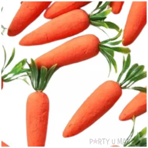 dekoracja marchewki male pomaranczowy arpex 15 szt