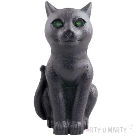 dekoracja miauczacy kot halloween funny fashion 30 cm