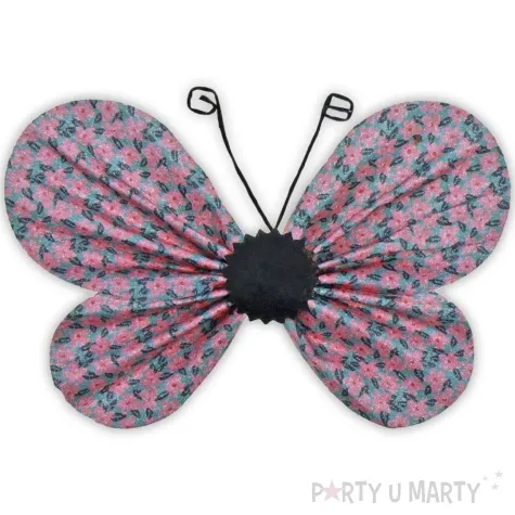 dekoracja motyle papierowe w kwiaty mix titanum 4 5 cm 3 szt