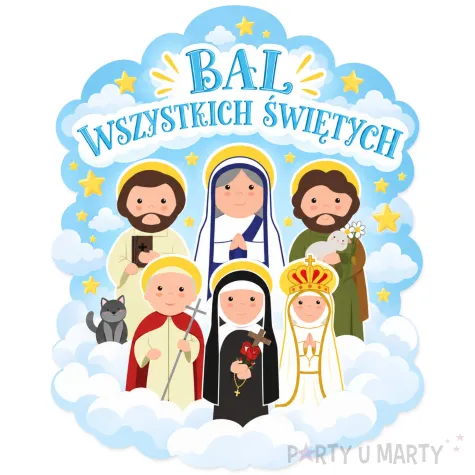 dekoracja na bal wszystkich swietych plakat do powieszenia teresa franciszek jozef roza do szkoly