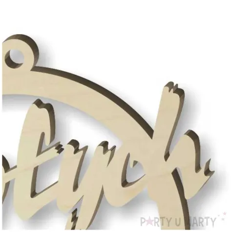 dekoracja na boze narodzenie drewniana zawieszka wesolych swiat decoupage bombka 83x82 mm