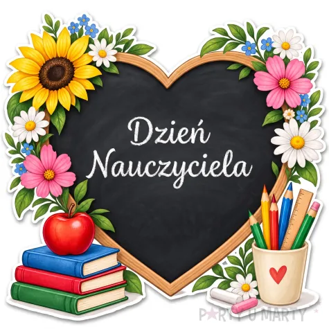 dekoracja na dzien nauczyciela edukacji narodowej plakat tablica na gazetke szkolna do klasy