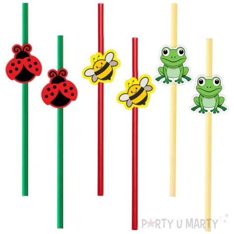 dekoracja na dzien wiosny slomki wiosna kum kum mix 19 5cm 6 szt