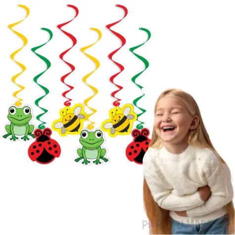 dekoracja na dzien wiosny swiderki wiosna kum kum mix 6 szt