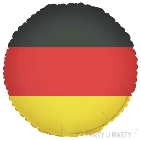 dekoracja na europejski dzien jezykow mecz balon foliowy flaga niemcy 18 rnd