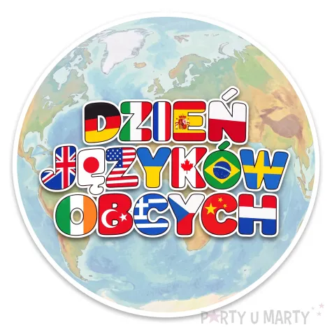 dekoracja na europejski dzien jezykow obcych plakat do powieszenia