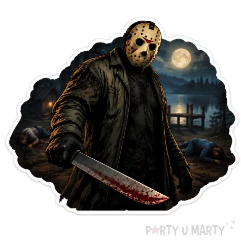 dekoracja na halloween plakat na okno drzwi straszna dynia ozdoba halloweenowa do powieszenia