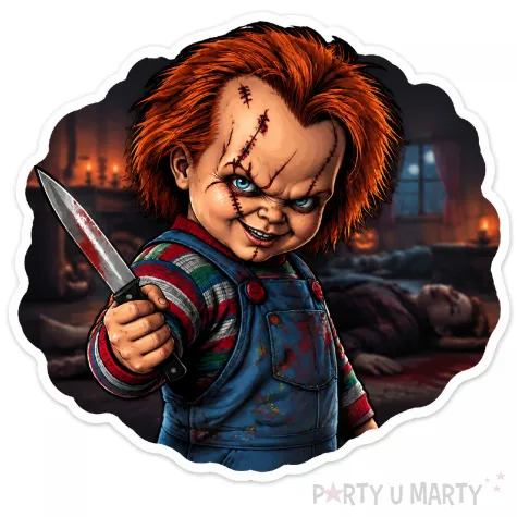 dekoracja na halloween plakat na okno drzwi straszna dynia ozdoba halloweenowa do powieszenia