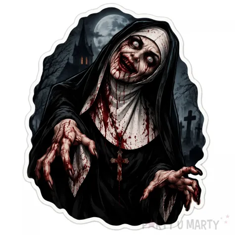 dekoracja na halloween plakat na okno drzwi straszna dynia ozdoba halloweenowa do powieszenia