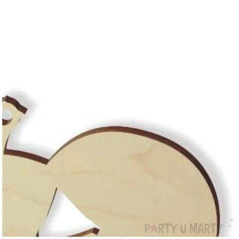 dekoracja na halloween zawieszka drewniana zla dynia ozdoba do powieszenia 82 x 62 mm