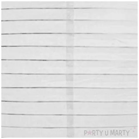 dekoracja na komunie slub chrzest lampion papierowy bialy 35 cm