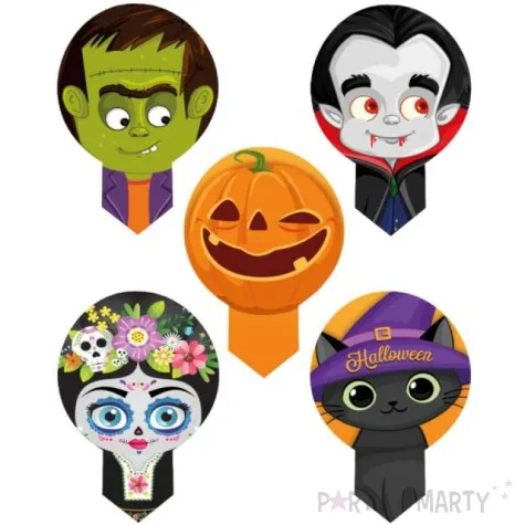 dekoracja na muffinki postacie halloween dekora 20 szt