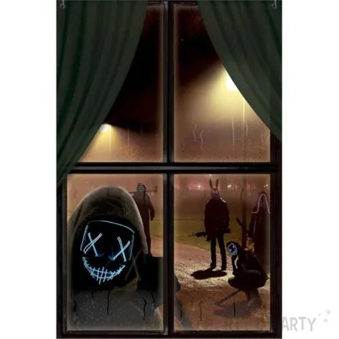 dekoracja na okno psychopata guirca 120 x 80 cm