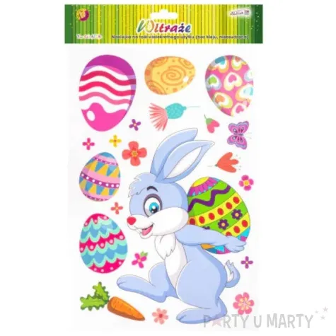 dekoracja na okno wielkanoc pisanka na barana aliga 21 szt