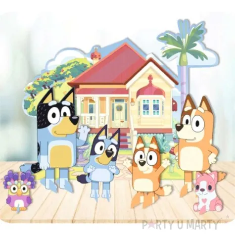 dekoracja na stol bluey rodzinny klimat amscan