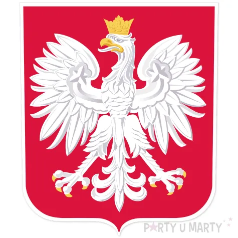 dekoracja na swieto niepodleglosci 11 listopada papierowe godlo polska na gazetke szkolna a3
