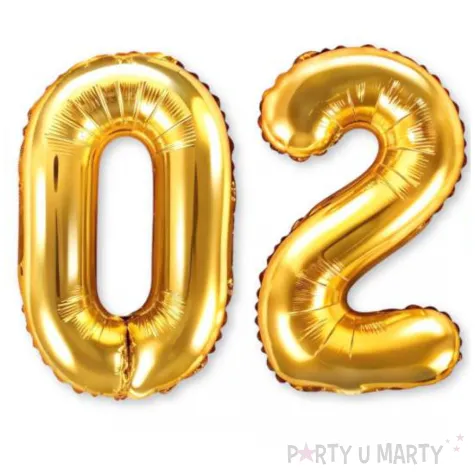 dekoracja na sylwestra nowy rok zestaw balonow foliowych 2026 zlote 16 4 szt