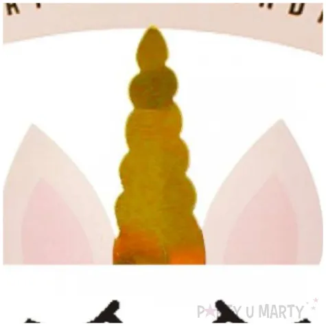 dekoracja na tort jednorozec happy birthday godan