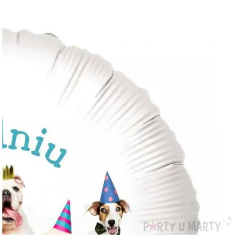 dekoracja na urodziny balon foliowy pieski w dniu urodzin prezent 18 rnd