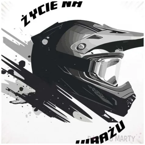 dekoracja na urodziny balon foliowy zuzel zycie na wirazu bialy do girland motocykl 18 rnd