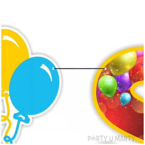 dekoracja na urodziny baner girlanda papierowa sto lat czerwono czarna 1 5 m