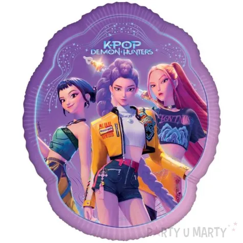 dekoracja na urodziny dzien dziecka balon foliowy xl kpop demon hunters 39 shp