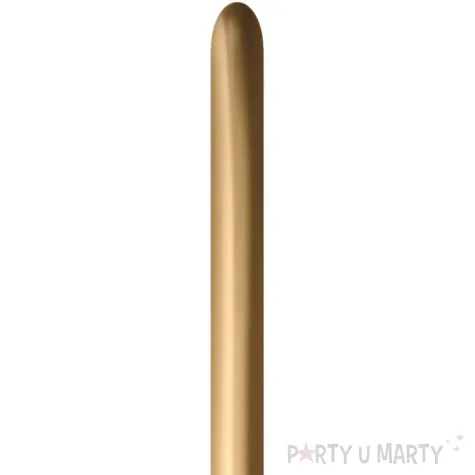 dekoracja na urodziny dzien dziecka balony modeliny do modelowania 2 zlote metaliczne x50