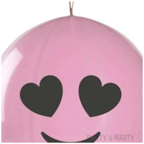 dekoracja na urodziny dzien dziecka balony wiszace serca rozowe pastelowe 12 50 szt