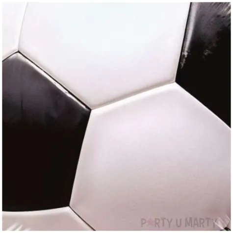 dekoracja na urodziny pilkarza kibica balon foliowy pilka nozna 18 rnd