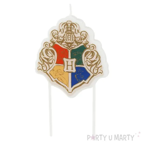 dekoracja na urodziny swieczka tortowa harry potter domy hogwartu ozdoba na tort 6 7x7 4 cm