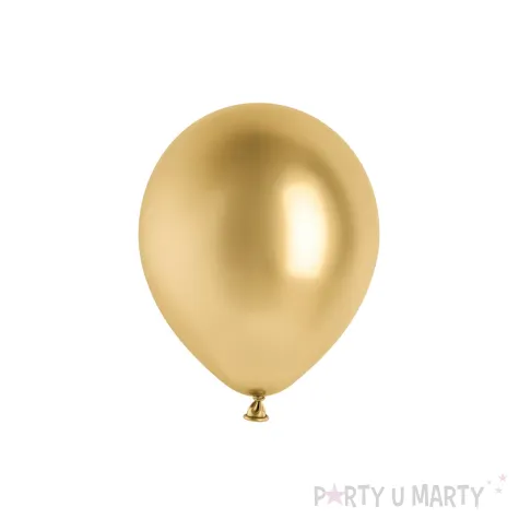dekoracja na wesele slub urodziny balony glossy metaliczne zlote 12 x10