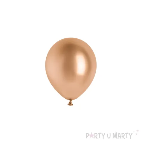 dekoracja na wieczor panienski slub urodziny balony glossy metaliczne rose gold 5 x50