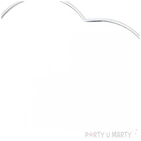 dekoracja obrecz chmurka biala dekorlamp 30 cm