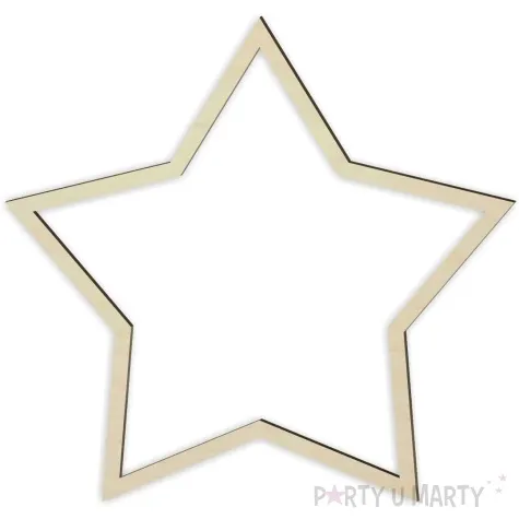 dekoracja obrecz gwiazda lapacz snow drewno 29 cm